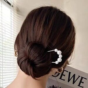 LARGE PEARL HAIR PIN